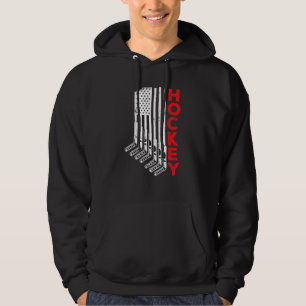 USA-Flagge Hockey Eishockey Torwart Eishockey 1 Hoodie