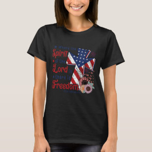 Usa-Flagge Hockeyschläger Amerikanischer Stolz 4. T-Shirt