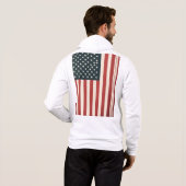USA-Flagge Hoodie (Schwarz voll)