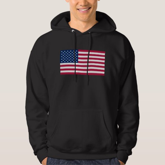 usa-Flagge Hoodie (Vorderseite)