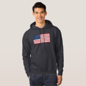USA-Flagge Hoodie (Vorne ganz)