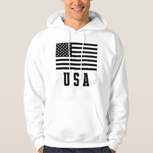USA-Flagge Hoodie (Vorderseite)