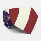 USA-Flagge im Vintage-Stil Krawatte (Gerollt)