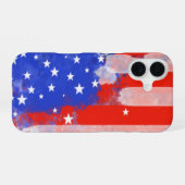 USA-Flagge iPhone 16 Hülle (Rückseite (Horizontal))