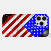 USA-Flagge iPhone Hülle (Rückseite (Horizontal))