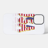 USA-Flagge iPhone-Hülle iPhone Hülle (Rückseite (Horizontal))