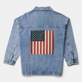 USA-Flagge Jeansjacke