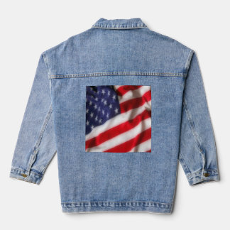 USA-Flagge Jeansjacke