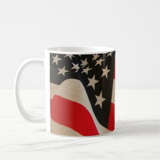 USA-Flagge Kaffeetasse (Links)