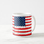 USA-Flagge Kaffeetasse (VorderseiteRechts)