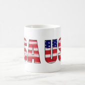 USA-Flagge Kaffeetasse (Mittel)