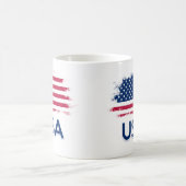 USA-Flagge Kaffeetasse (Mittel)