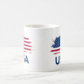 USA-Flagge Kaffeetasse (Mittel)