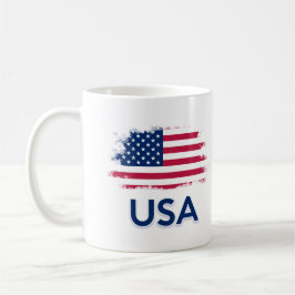 USA-Flagge Kaffeetasse