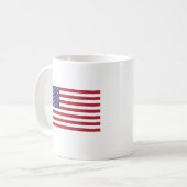 USA-Flagge Kaffeetasse (Vorderseite Links)