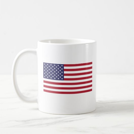 USA-Flagge Kaffeetasse (Links)