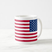 USA-Flagge Kaffeetasse (VorderseiteRechts)