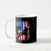 Usa-Flagge-Kickboxen-Design für Boxfan oder Marti Kaffeetasse (Links)