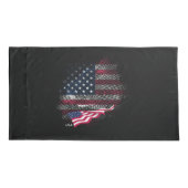 USA-Flagge Kissenbezug (Rückseite)