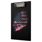 USA-Flagge Klemmbrett (Links)