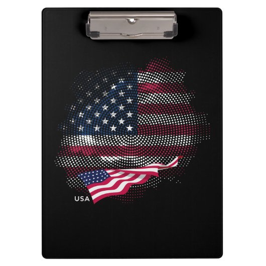 USA-Flagge Klemmbrett (Vorderseite)