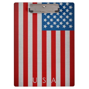 USA-Flagge Klemmbrett