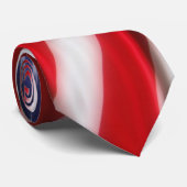 USA-Flagge Krawatte (Gerollt)