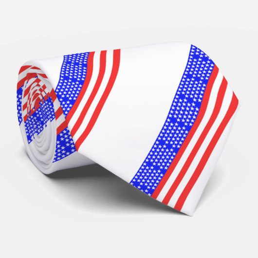 USA-Flagge Krawatte (Gerollt)