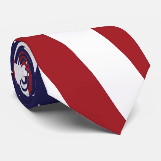 USA-Flagge Krawatte (Gerollt)