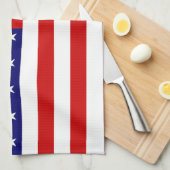 USA-Flagge Küchentuch (Viertel Falte)
