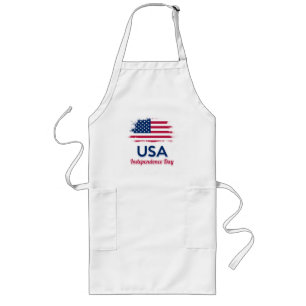 USA-Flagge Lange Schürze