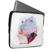 USA-Flagge Laptopschutzhülle (Vorne Rechts)