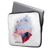 USA-Flagge Laptopschutzhülle (Vorderseite Links)