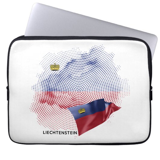 USA-Flagge Laptopschutzhülle (Vorderseite)