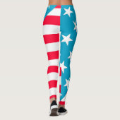 USA-Flagge Leggings (Rückseite)