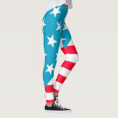 USA-Flagge Leggings (Rechts)