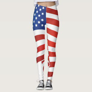 USA-Flagge Leggings