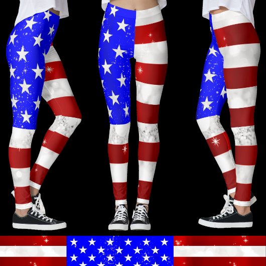 USA-Flagge Leggings