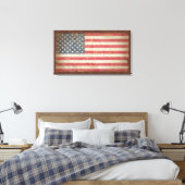 USA-Flagge Leinwanddruck (Insitu (Schlafzimmer))