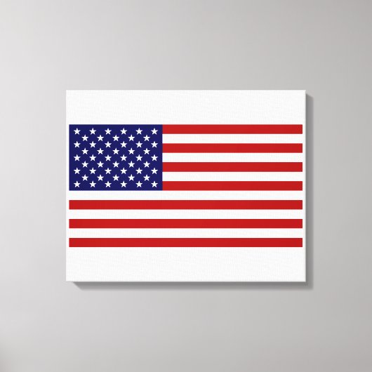 USA-Flagge Leinwanddruck (Vorderseite)