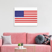 USA-Flagge Leinwanddruck (Insitu (Wohnzimmer))
