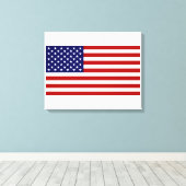 USA-Flagge Leinwanddruck (Insitu (Holzboden))
