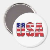 USA-Flagge Magnet (Vorderseite/Rückseite)