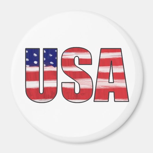 USA-Flagge Magnet (Vorne)