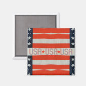 USA-Flagge Magnet (Vorderseite/Rückseite)