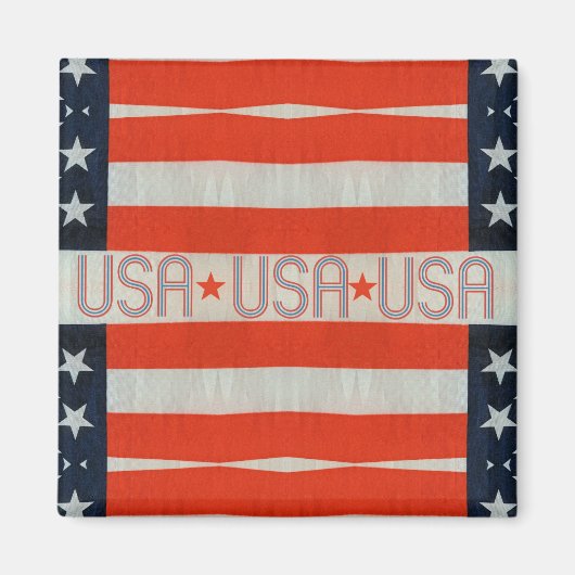 USA-Flagge Magnet (Vorne)