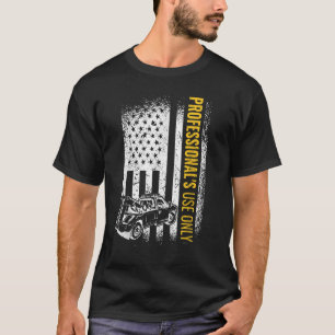 USA-Flagge Männer Abschleppwagenbediener 4. Juli A T-Shirt