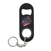 USA-Flagge Mini Flaschenöffner (Vorderseite)