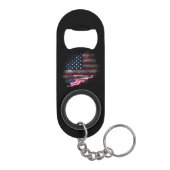 USA-Flagge Mini Flaschenöffner (Rückseite)