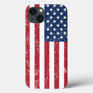 USA-Flagge mit Distressed-Effekt Case-Mate iPhone Hülle